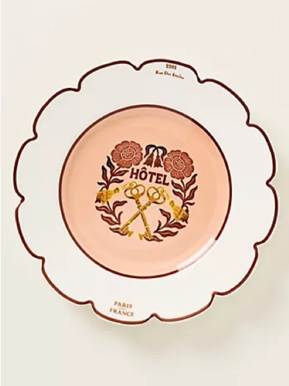 Anthropologie Reverie Stoneware Dessert Plate